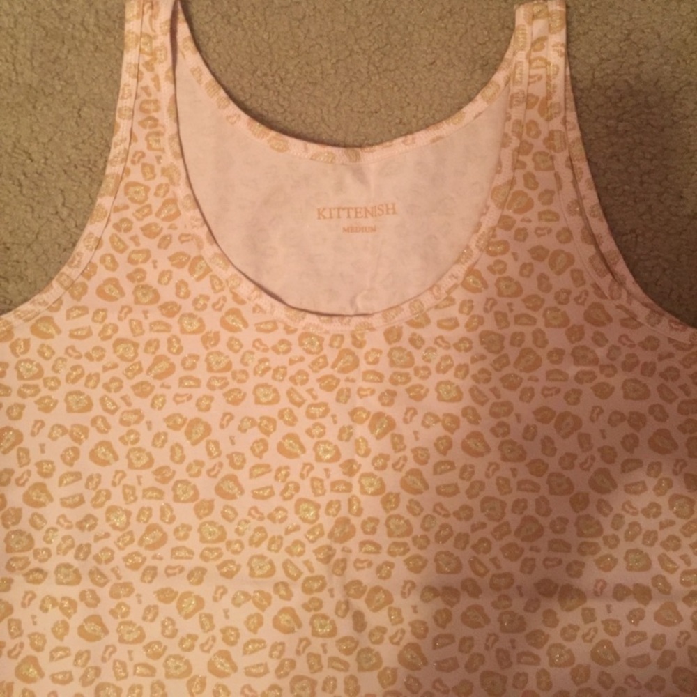 Kittenish Cheetah Print Pjs
